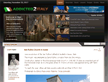 Tablet Screenshot of addicted2italy.com